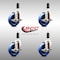 Service Caster 4 Inch 316SS Solid Poly Swivel 1 Inch Expanding Stem Caster Set Brake SCC SCC-SS316EX20S414-SPUS-TLB-1-4 - alternate 4